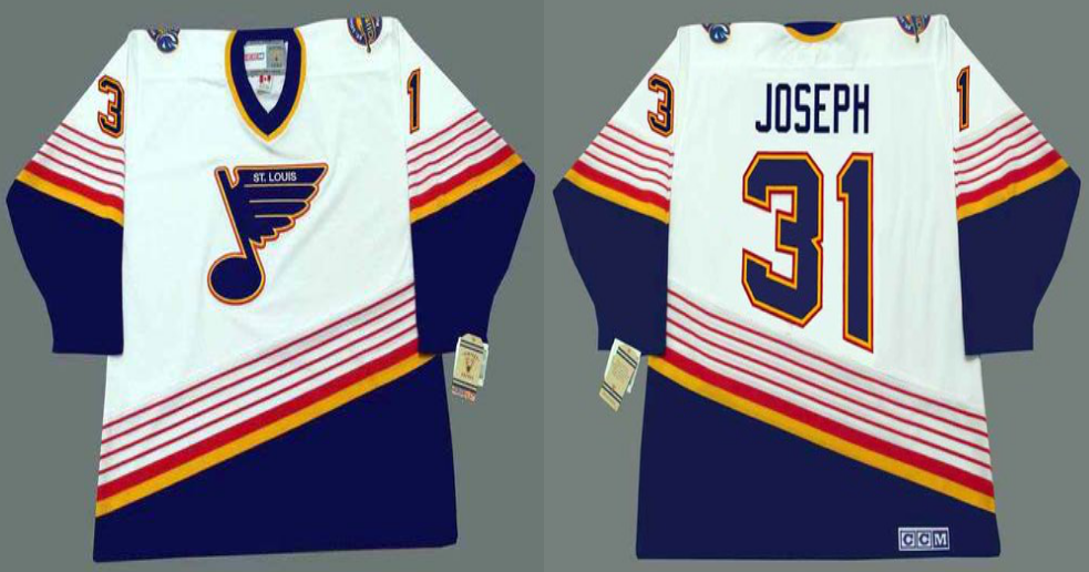 2019 Men St.Louis Blues #31 Joseph white CCM NHL jerseys->st.louis blues->NHL Jersey